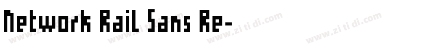 Network Rail Sans Re字体转换